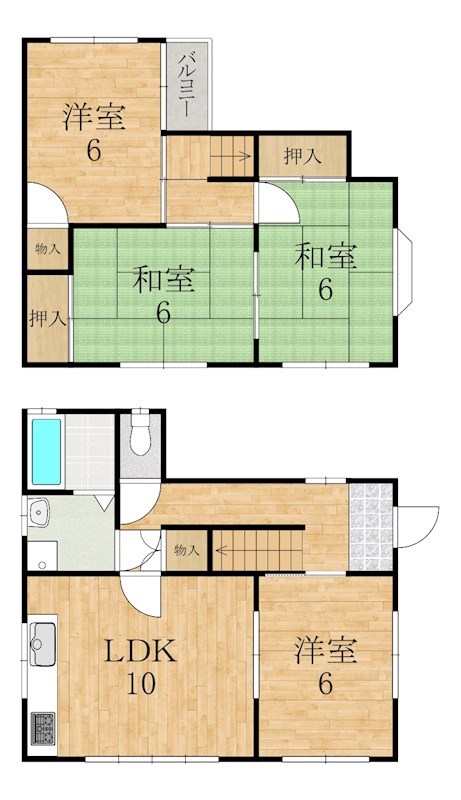 中ノ町戸建 間取り