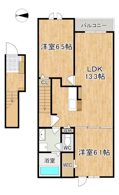 アヴニール 間取り図