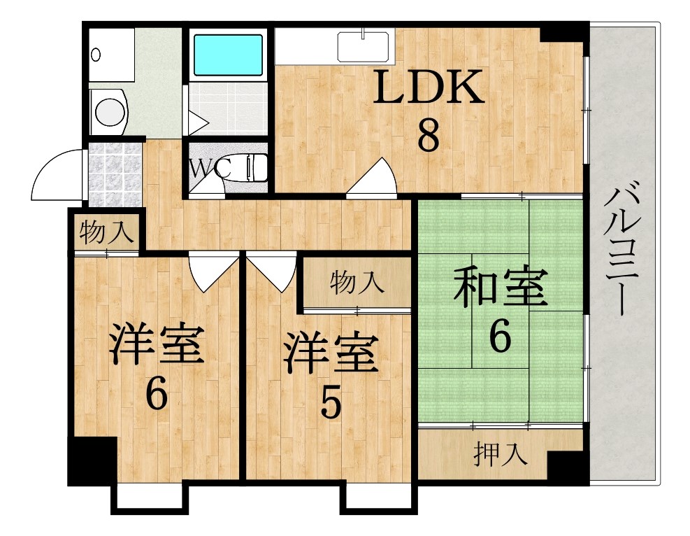 フォレスト神宮前 間取り図