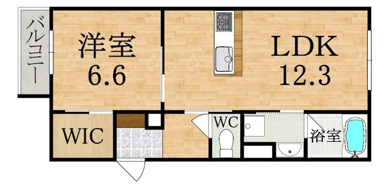ザ・プレミアムステージア 103号室 間取り