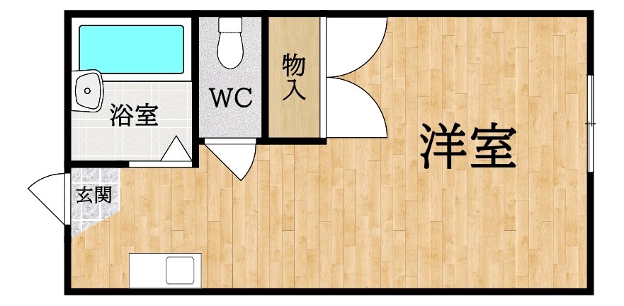 レオパレスカサ 間取り