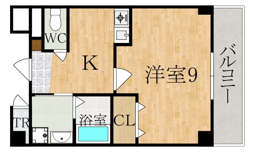 ミーテ　パラッツォ 103号室 間取り