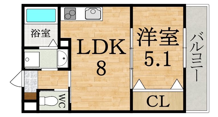 ハートフルスイーツ富雄北 間取り図