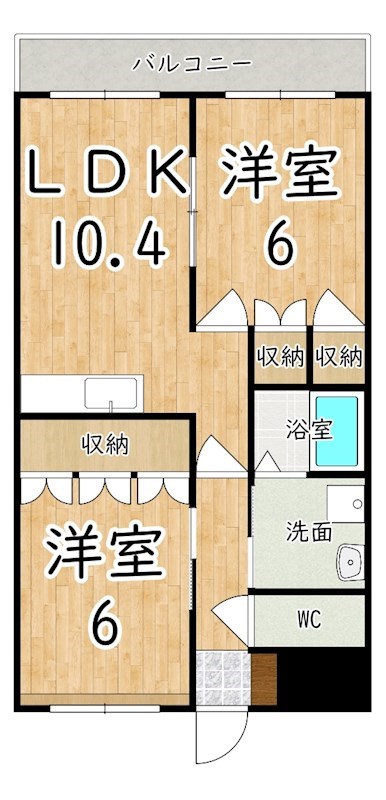 Ｔ・Ｍコート 105号室 間取り