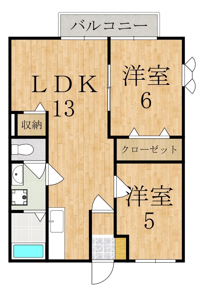 パークヒル光明 間取り図