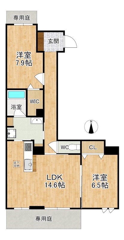 シャーメゾンNAC 間取り図