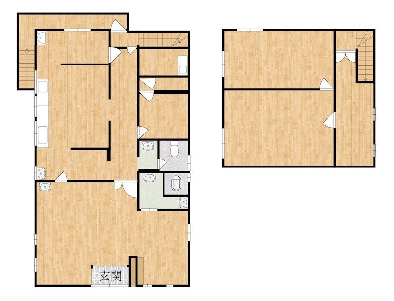 柳1丁目テナント 間取り図