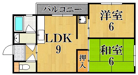 マンション山本 間取り図