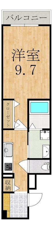 セレーノ東生駒C 101号室 間取り
