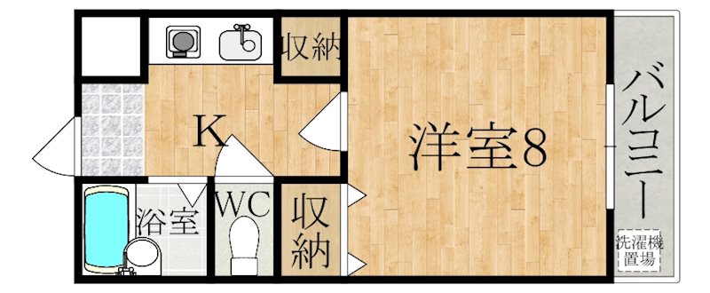 エクセレントハイツ 503号室 間取り