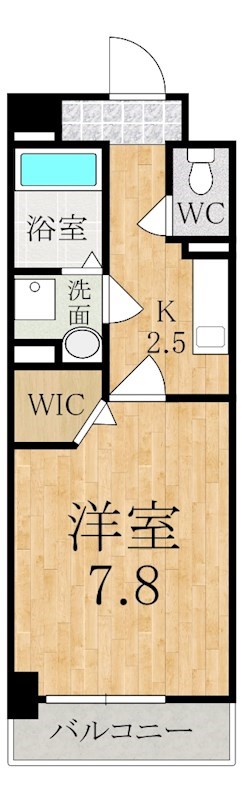 エバーハイム畝傍 110号室 間取り