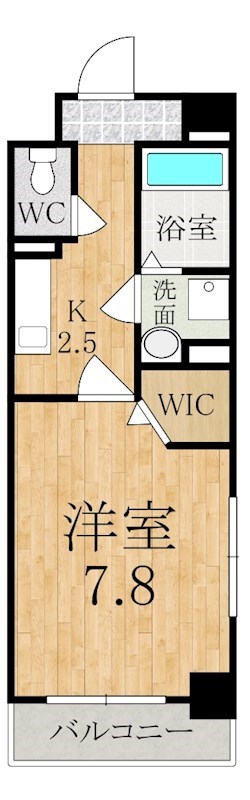 エバーハイム畝傍 401号室 間取り