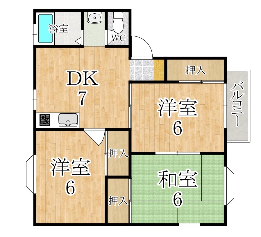 ドミールエビス 間取り図