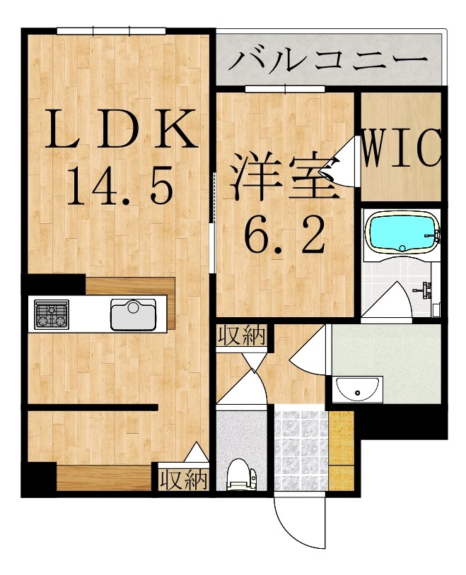 シャーメゾンN元町 201号室 間取り