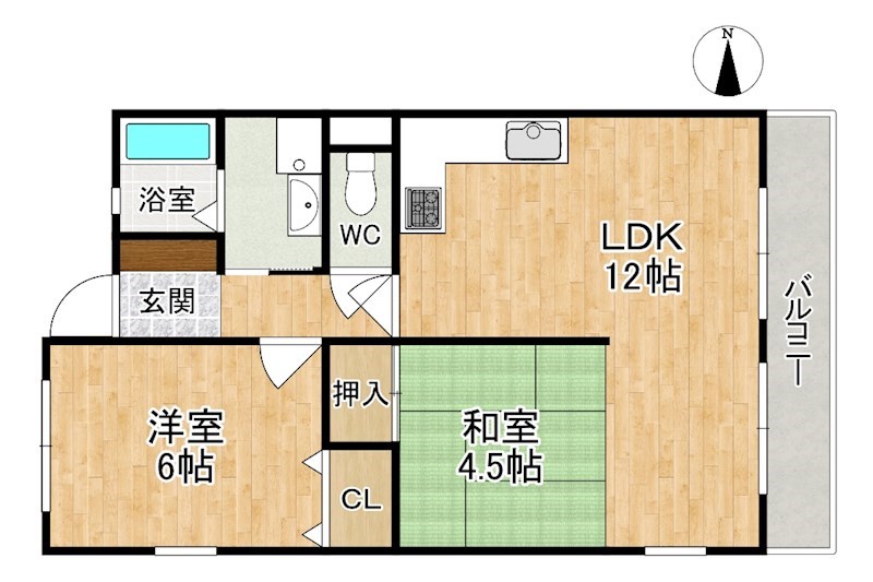 DOMEマツイ 203号室 間取り