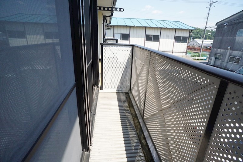 ハイツ池田Ｅ ベランダ
