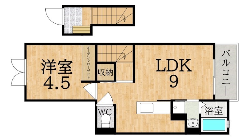 ウィンドミル　ヤマト 間取り図