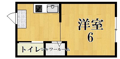 コーポ諏訪西大寺 間取り図