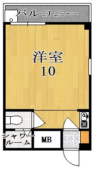 コーポ三和新大宮Ⅰ号館 105号室 間取り