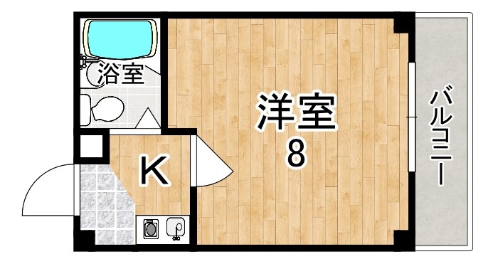 新大マンション 201号室 間取り