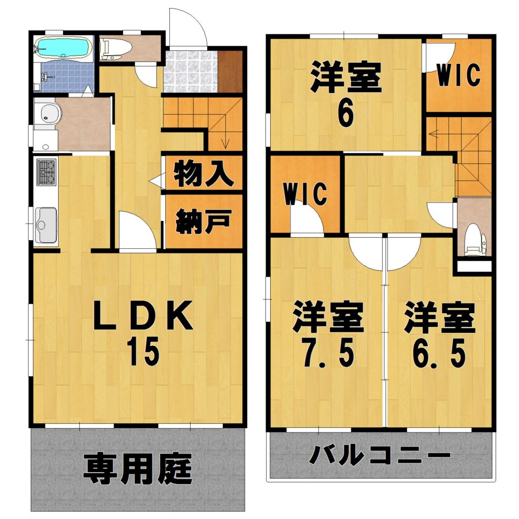 ファミール  2号室 間取り