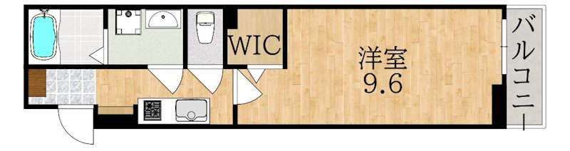 ラ・ステラ学園前 202号室 間取り
