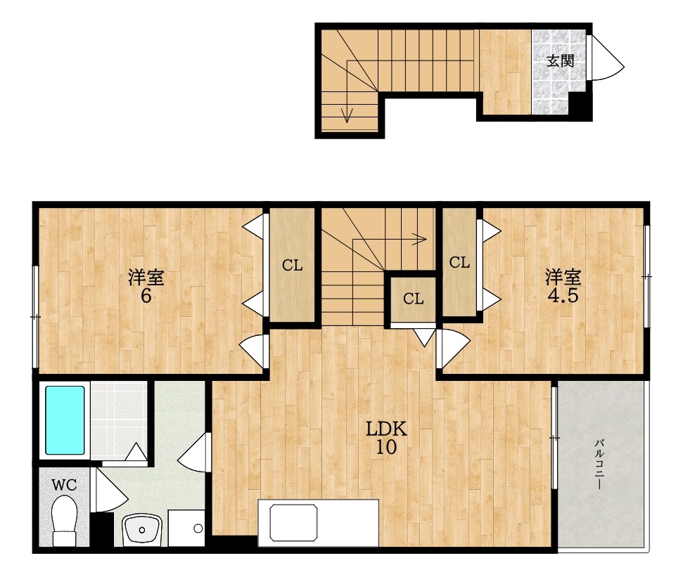 アビタシオンⅠ 間取り