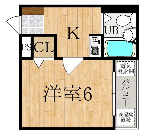 ハイツチャオチャオ 間取り図