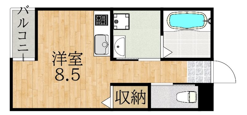 Gradito富雄駅前 間取り図