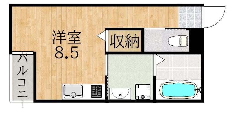 Gradito富雄駅前 間取り図