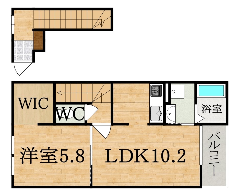 カルム　デアイ 間取り図