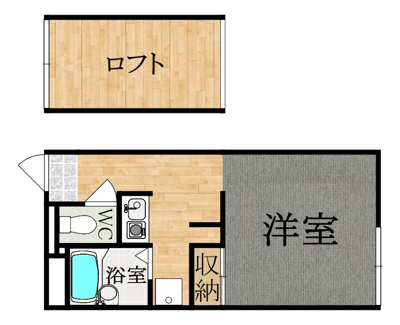 レオパレス茶園場（チャエンバ） 間取り