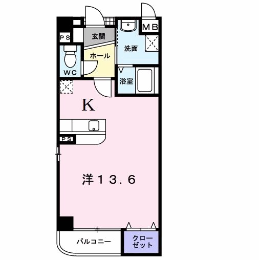 コモドビラⅥ 303号室 間取り