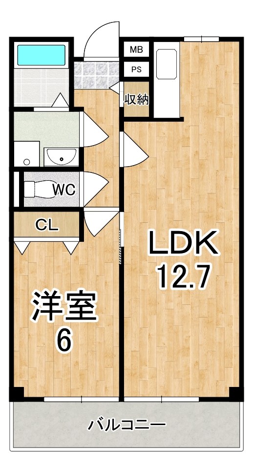 ガーデンパレスⅡ 201号室 間取り