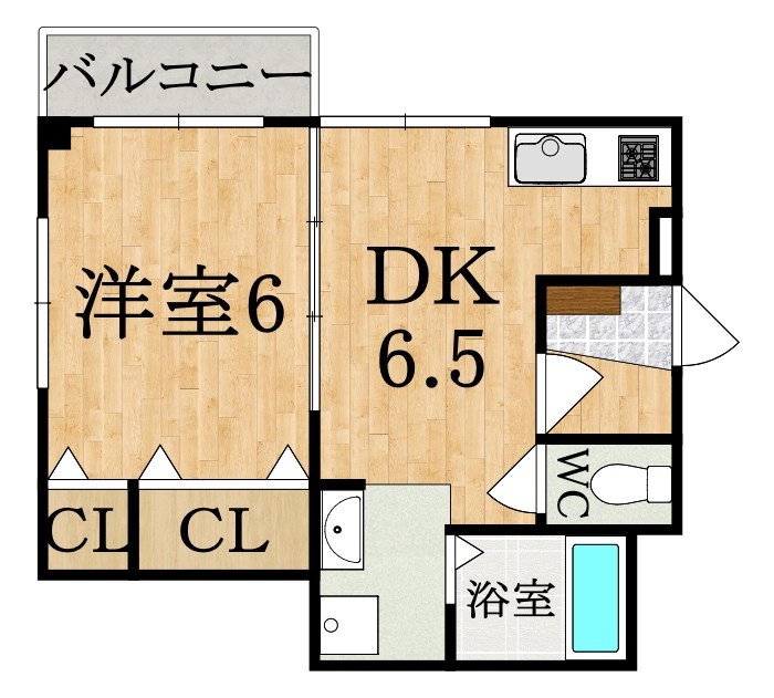 パストラルハイムⅡ 302号室 間取り