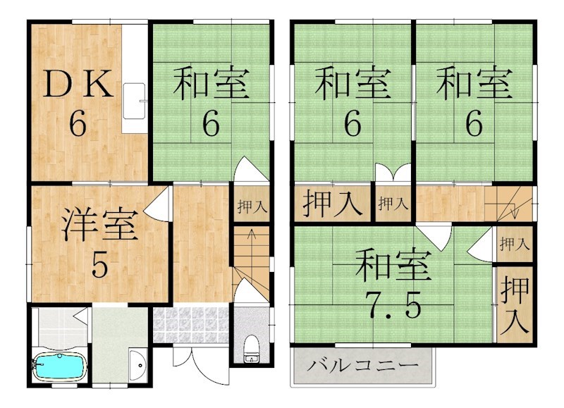 東松ケ丘戸建 間取り