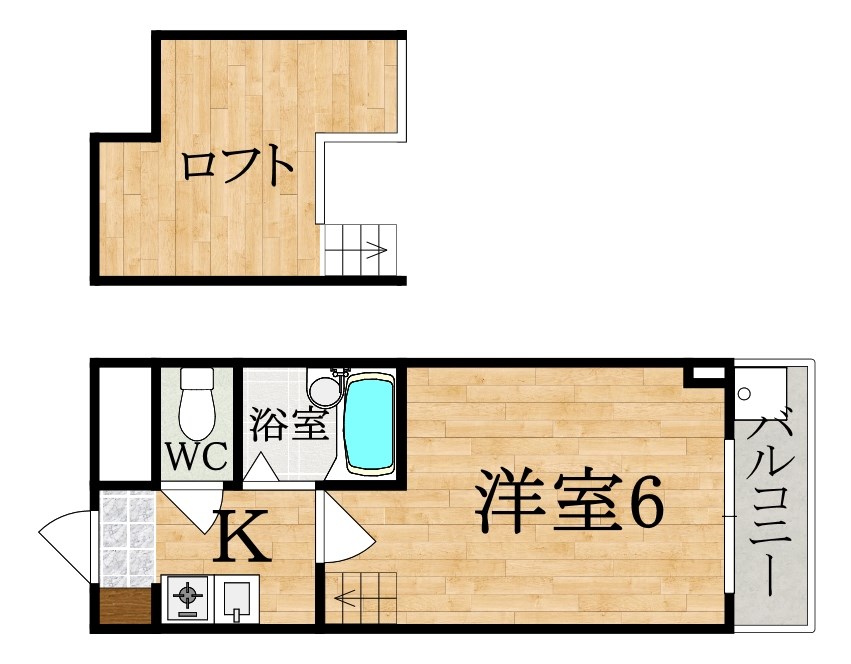 ロイヤルハイツ橿原Ⅱ 311号室 間取り