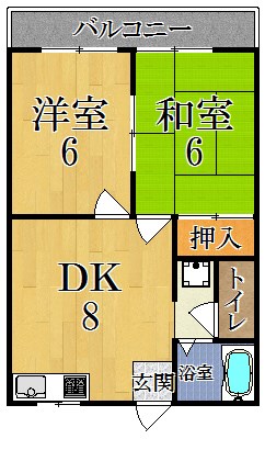 藤松ハイツ 間取り図