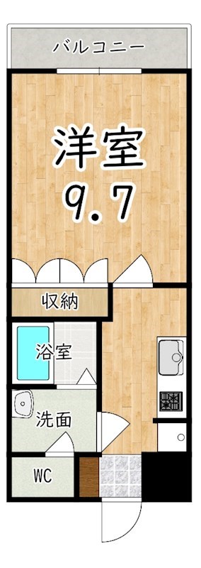 ケイズビューⅡ番館 201号室 間取り