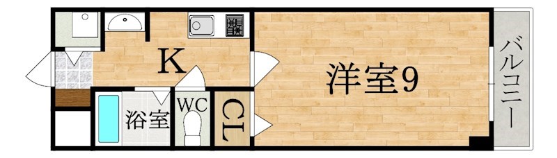 ヴィコンフォール 306号室 間取り
