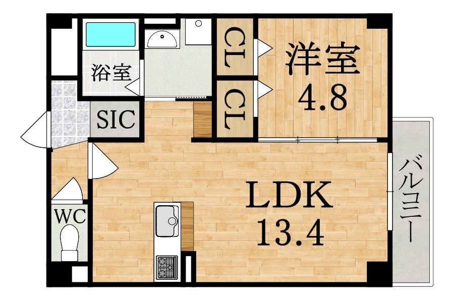 ARCENCIELCOURT橿原神宮前 101号室 間取り