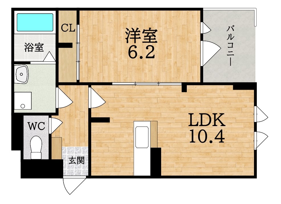 アプリコットⅢ 間取り