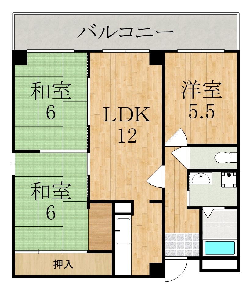 オーク・スクエア 間取り図