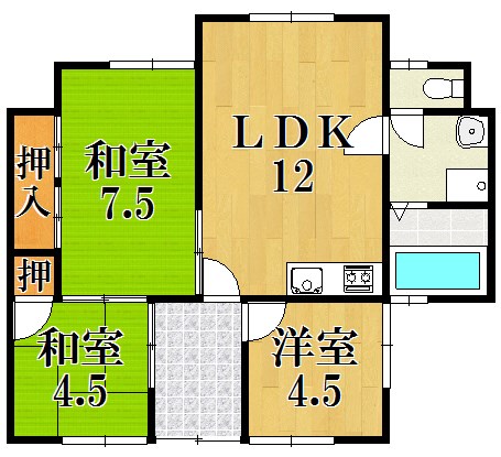 ピノ179W 間取り図