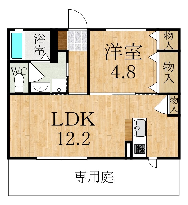 プレールⅡ  間取り図