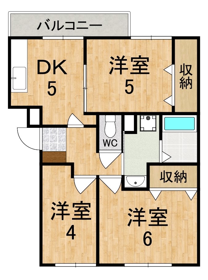 ボナール・ヴィラ 302号室 間取り