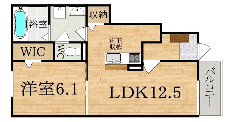 ミモザ 間取り図