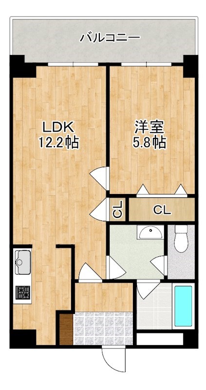 アルファグランデ 411号室 間取り