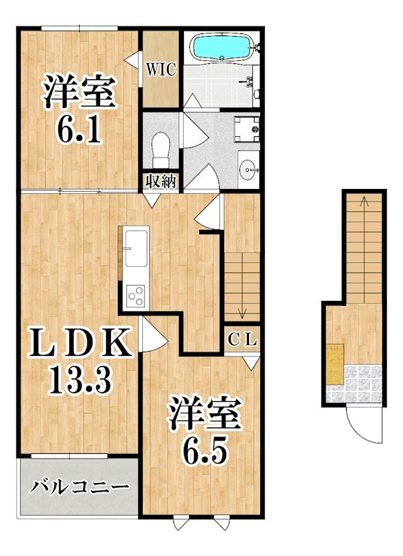 リヴ・シン・ファイブ 間取り図