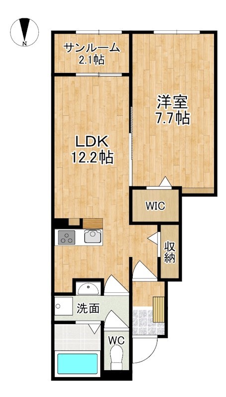 ハイフィールドⅢ 間取り図